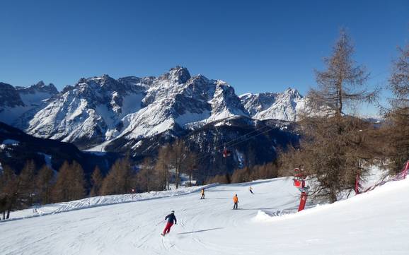 Sciare nella zona delle 3 Cime/3 Zinnen Dolomiti