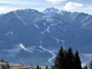 Vista sul comprensorio sciistico Alpe Cermis
