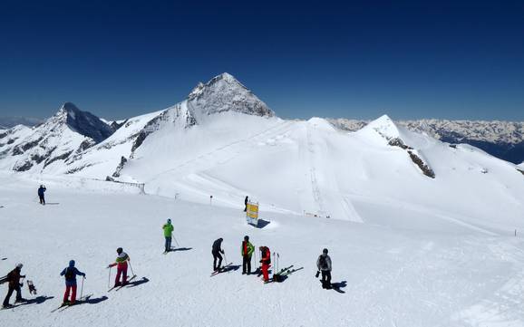 Comprensorio sciistico più alto nelle Alpi della Zillertal – comprensorio sciistico Hintertuxer Gletscher (Ghiacciaio dell'Hintertux)