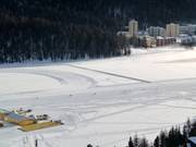 Piste di fondo sul Lago di St. Moritz