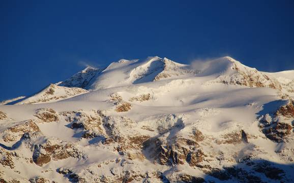 Comprensorio sciistico più alto sul Monte Rosa – comprensorio sciistico Alagna Valsesia/Gressoney-La-Trinité/Champoluc/Frachey (Monterosa Ski)