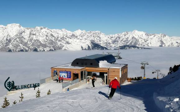 Sciare nella Regione di Hall-Wattens