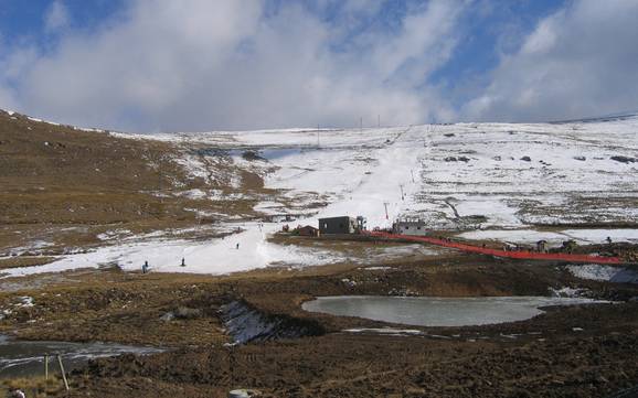 Maggior dislivello in Lesotho – comprensorio sciistico Afriski Mountain Resort