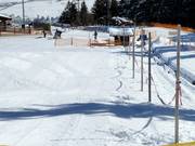 Area delimitata presso lo skilift per principianti