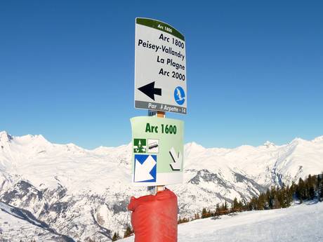 Savoie Mont Blanc: Orientamento nei comprensori sciistici – Orientamento Les Arcs/Peisey-Vallandry (Paradiski)