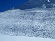 Tracce perfette nella neve sul Rüfikopf