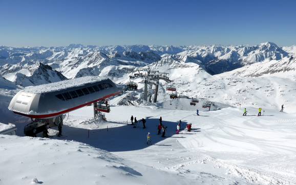 Stazione a valle più alta nel Parco Nazionale Alti Tauri – comprensorio sciistico Mölltaler Gletscher (Ghiacciaio Mölltaler)
