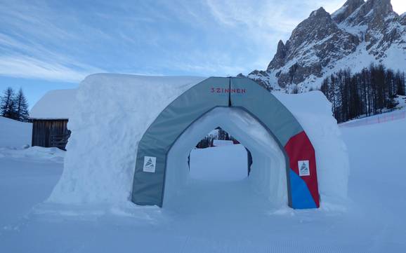 Snowparks Alta Val Pusteria (Alto Adige) – Snowpark 3 Cime/3 Zinnen Dolomiti - Monte Elmo/Orto del Toro/Croda Rossa/Passo Monte Croce