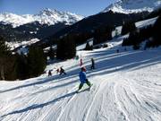 Corso di sci per bambini a Savognin
