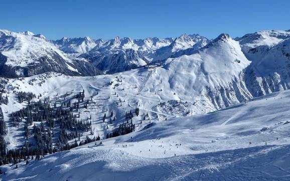 Maggior dislivello nel Vorarlberg – comprensorio sciistico Silvretta Montafon