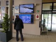 Informazioni digitali presso la stazione a valle di Ladurns