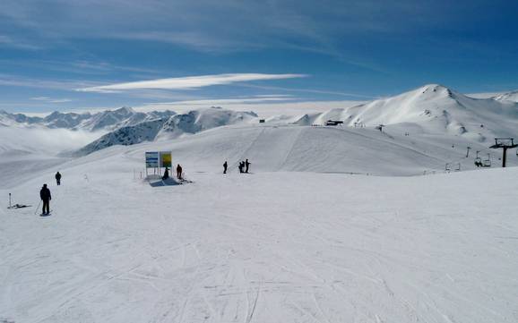 Sciare nelle Alpi di Livigno