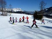 Corso di sci per bambini a Kitzbühel