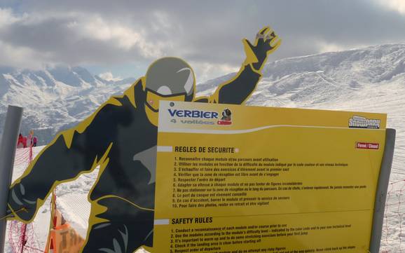 Snowparks Valle di Bagnes – Snowpark 4 Vallées - Verbier/La Tzoumaz/Nendaz/Veysonnaz/Thyon