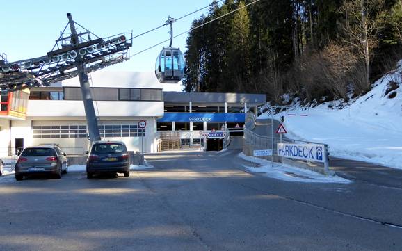 Ferienregion Hohe Salve: Accesso nei comprensori sciistici e parcheggio – Accesso, parcheggi SkiWelt Wilder Kaiser-Brixental