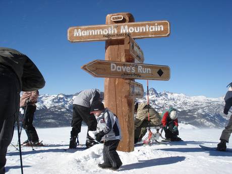 Stati Uniti d'America occidentali: Orientamento nei comprensori sciistici – Orientamento Mammoth Mountain