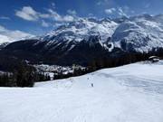 Discesa a valle per St. Moritz