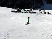 Skilift scuola presso il Berghaus Radons