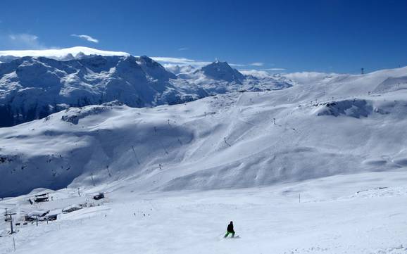 Sciare nelle Alpi dell'Albula