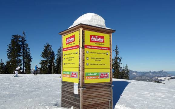 Ferienregion Hohe Salve: Orientamento nei comprensori sciistici – Orientamento SkiWelt Wilder Kaiser-Brixental