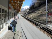 Collegamento ferroviario diretto presso la stazione a valle Betten (Bettmeralp)