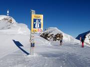 Inizio della pista Lattenabfahrt