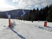 Una delle piste ondulate nell’area sciistica Hochficht