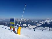 Lancia da neve nello Ski Juwel