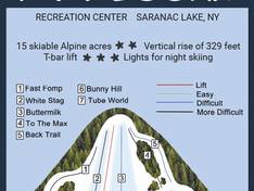 Mappa delle piste Mt. Pisgah