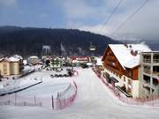 Vista sugli alloggi presso la stazione a valle Szczyrk-Jaworzyna