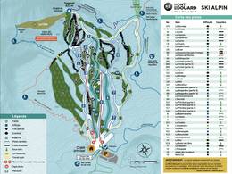 Mappa delle piste Mont Edouard - L'Anse-Saint-Jean