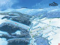 Mappa delle piste Zdobnice