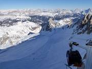 Pista Punta Rocca sulla Marmolada
