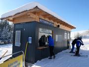 Area casse pulita e ordinata