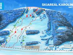 Mappa delle piste Karolinka