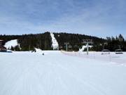 Piste alla stazione a valle della seggiovia