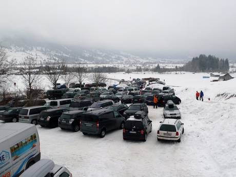 Ammergauer Alpen: Accesso nei comprensori sciistici e parcheggio – Accesso, parcheggi Steckenberg - Unterammergau