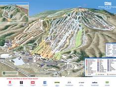 Mappa delle piste Mount Snow