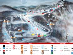 Mappa delle piste Bezovec