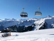 Panüöl - 6pers.| Seggiovia ad alta velocità (ad agganciamento automatico) con cupole di protezione