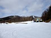 Vista dalla stazione a valle verso il Mt. Sahoro