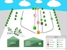 Mappa delle piste Côte Boisée - Terrebonne