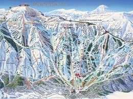 Mappa delle piste Jackson Hole