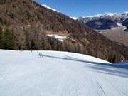 Discesa Watles nella parte inferiore (discesa a valle)