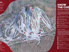 Mappa delle piste Big Powderhorn Mountain
