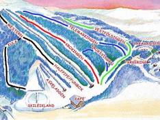 Mappa delle piste Svarstad