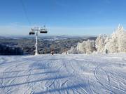 Inizio delle piste di 1,3 km presso la seggiovia Große Almberg