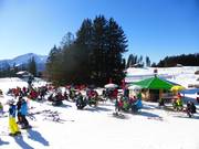 Häxechessel-Bar presso la stazione della funivia Bidmi