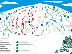 Mappa delle piste Sorochany - Kurovo