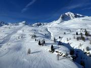 Infinita distese di neve fresca sulla Diavolezza